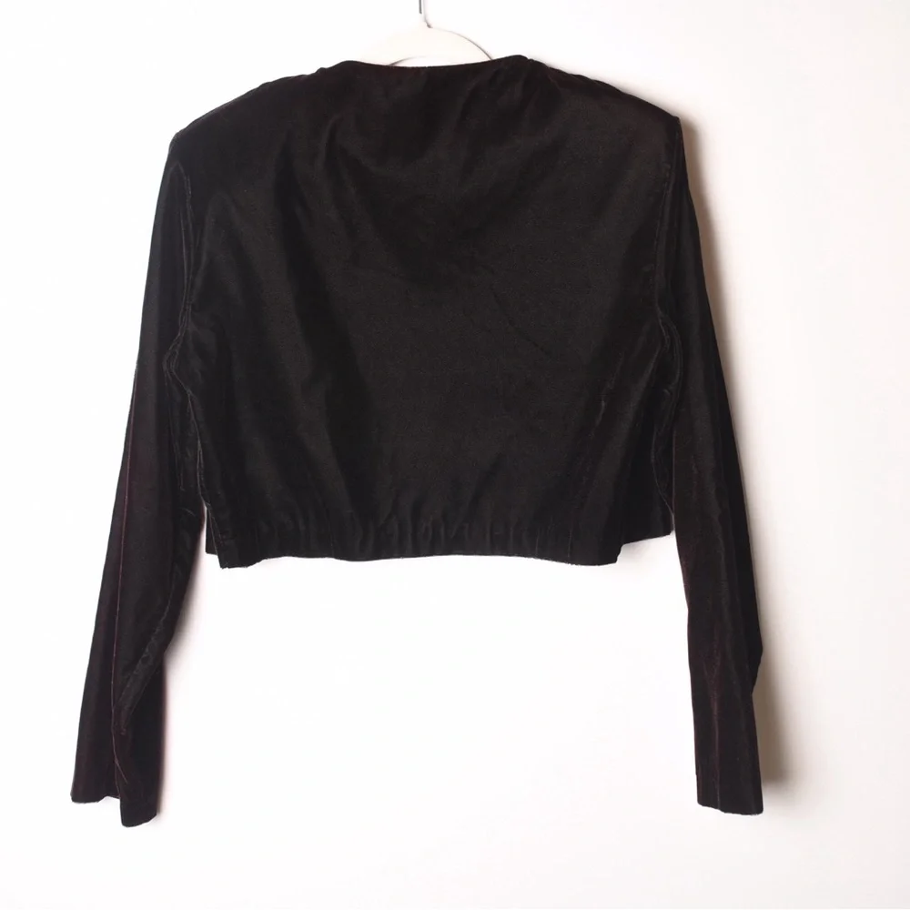 R&K vintage velvet bolero size medium formal - Picture 3 of 7